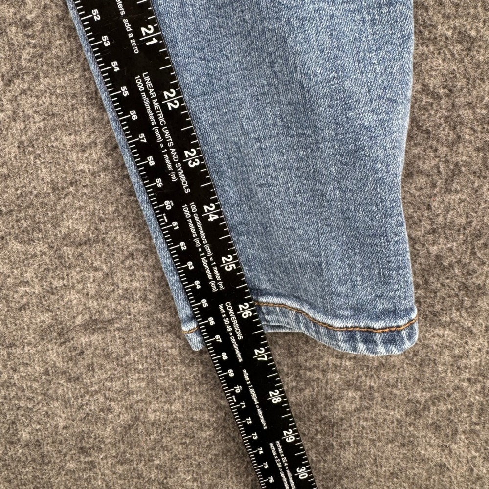No Boundaries Womens High Rise Distressed Skinny Jeans Medium Wash Blue Size 7 - Picture 7 of 12